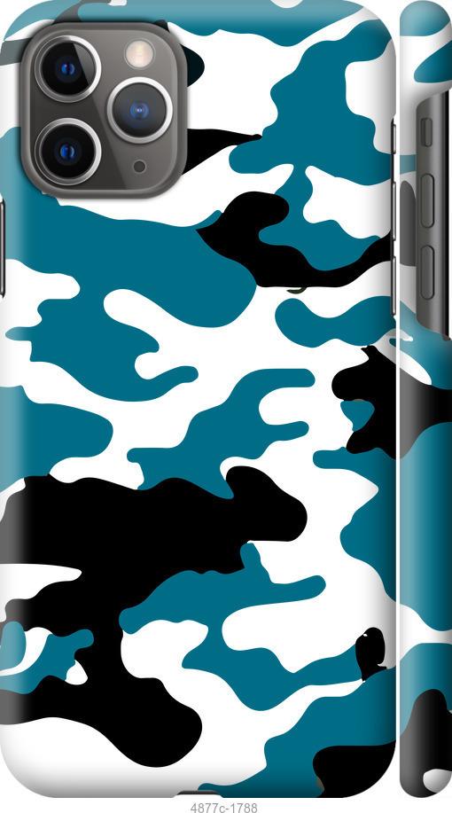 Чехол на iPhone 12 Камуфляж прозрачный фон