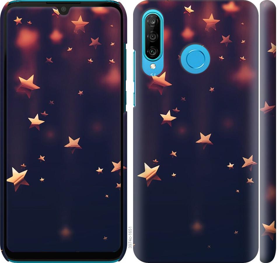 

Чехол на Huawei P30 Lite Падающие звезды