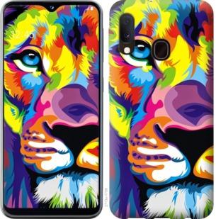 

Чохол на Samsung Galaxy A20e A202F Різнобарвний лев