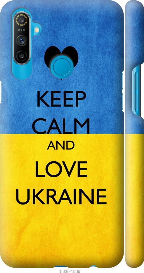 

Чохол на Realme C3 Keep calm and love Ukraine