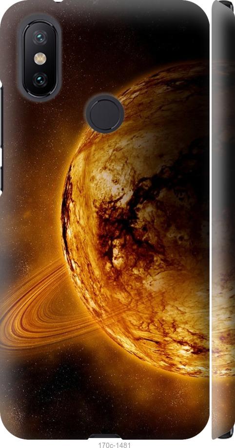 Чехол на Xiaomi Mi A2 Жёлтый Сатурн