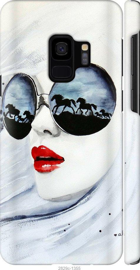 

Чехол на Samsung Galaxy S9 White and black 1