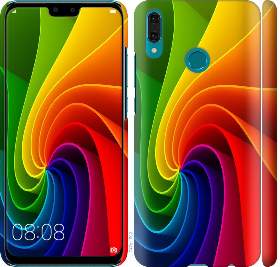 

Чохол на Huawei Y9 2019 Райдужний вихор