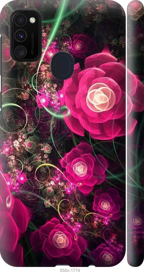 Чехол на Samsung Galaxy M30s 2019 Абстрактные цветы 3