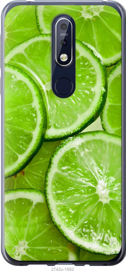 

Чехол на Nokia 7.1 Лайм