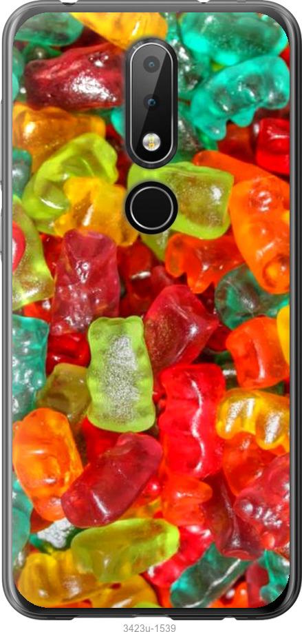

Чехол на Nokia 6.1 Plus Желейки haribo