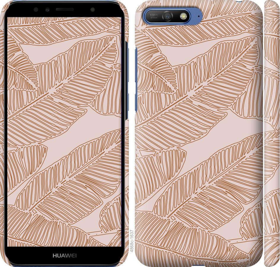 

Чохол на Huawei Y6 2018 Листя банана