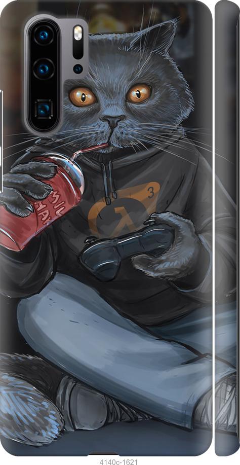 Чехол на Huawei P30 Pro gamer cat