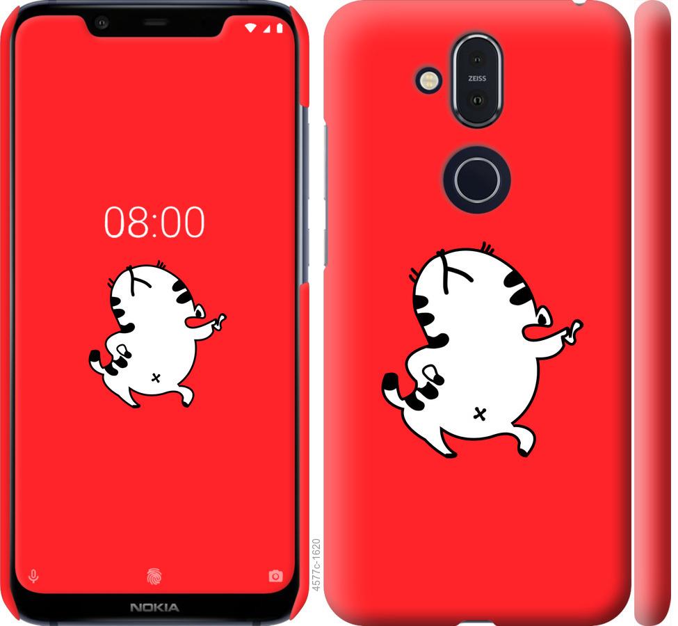 

Чехол на Nokia 8.1 Котик