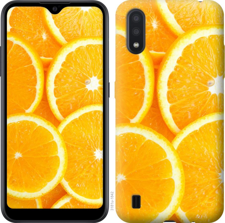 

Чохол на Samsung Galaxy A01 A015F Частки апельсина