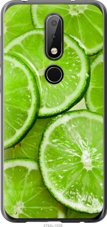 

Чехол на Nokia 6.1 Plus Лайм