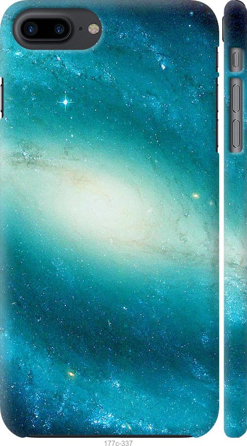 Чехол на iPhone 7 Plus Голубая галактика
