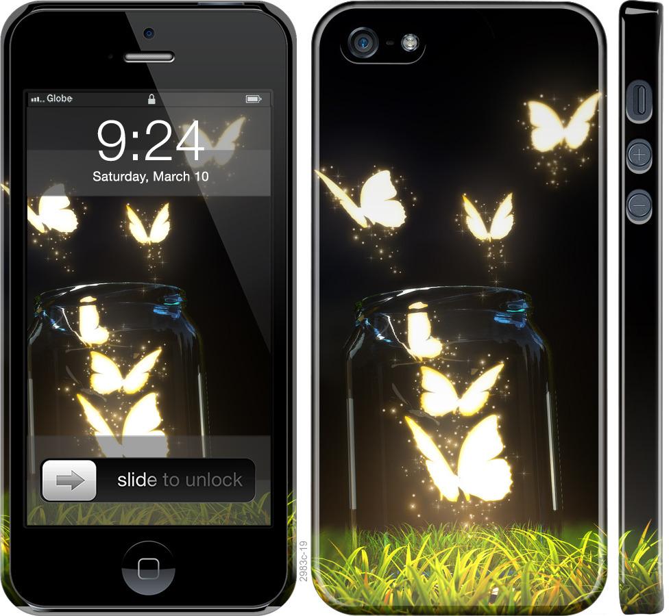 

Чохол на iPhone 5 Сяючі метелики