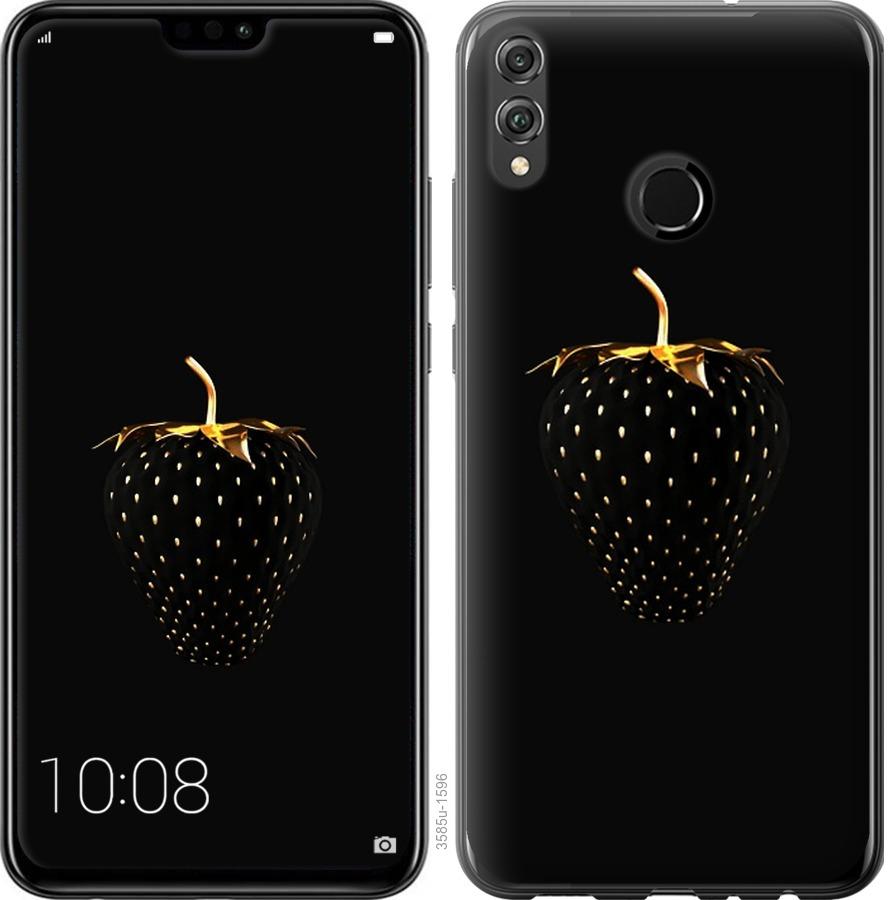 

Чохол на Huawei Honor 8X Чорна полуниця