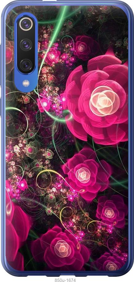 

Чехол на Xiaomi Mi 9 SE Абстрактные цветы 3