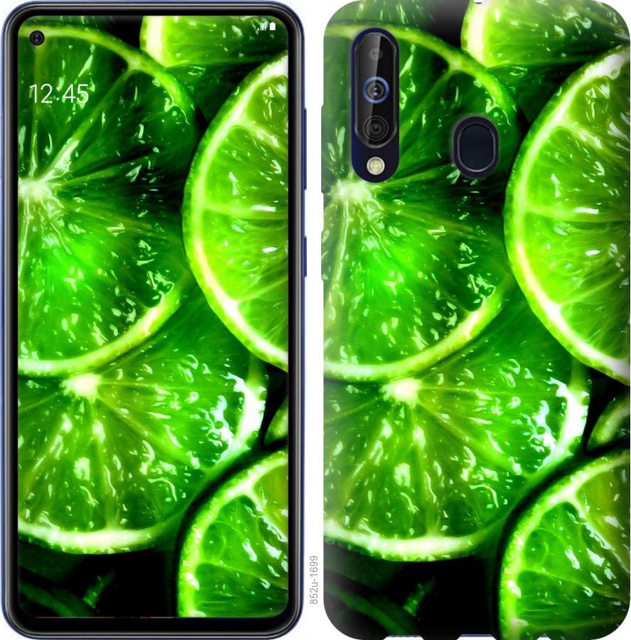 

Чохол на Samsung Galaxy A60 2019 A606F Зелені часточки лимона