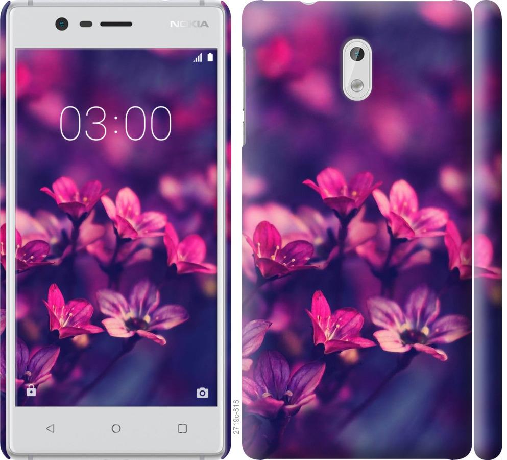 

Чохол на Nokia 3 Пурпурні квіти