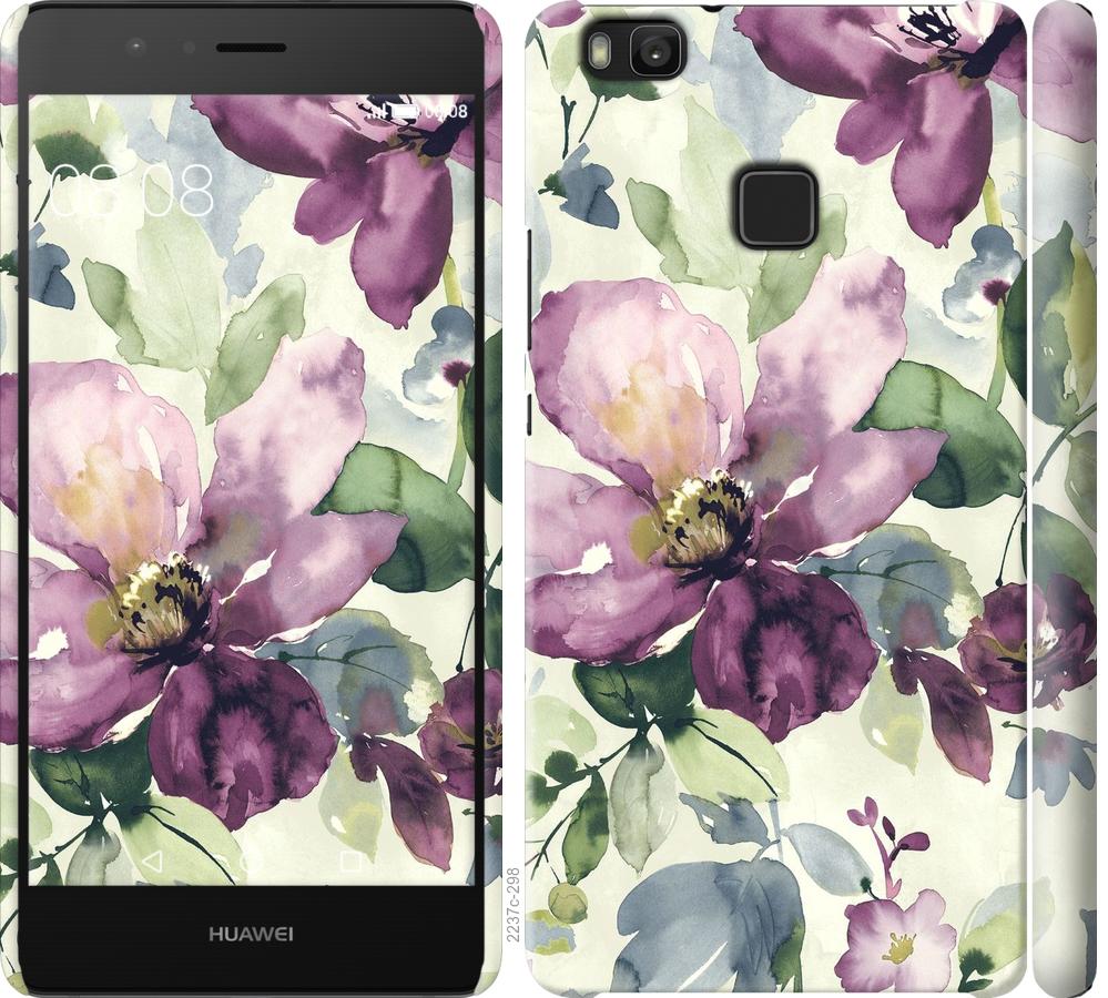 

Чохол на Huawei P9 Lite Квіти аквареллю