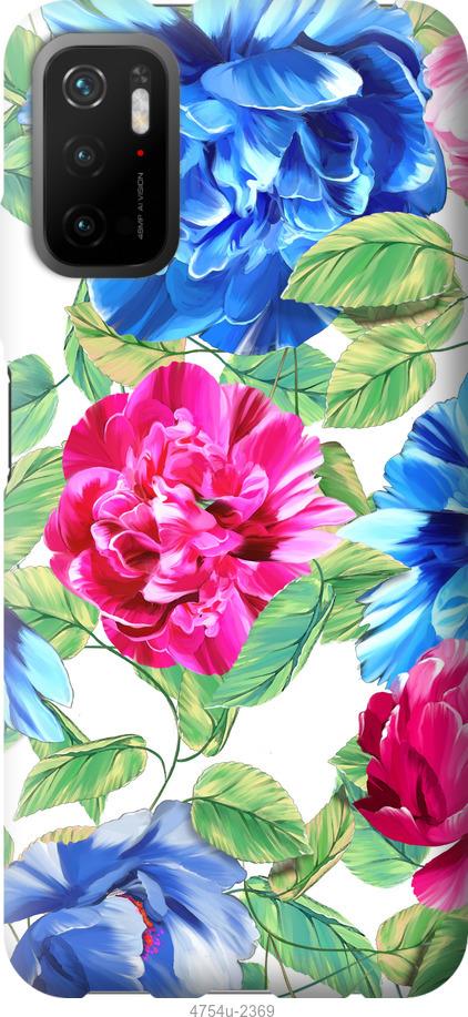 Чехол на Xiaomi Poco M3 Pro Цветы 21