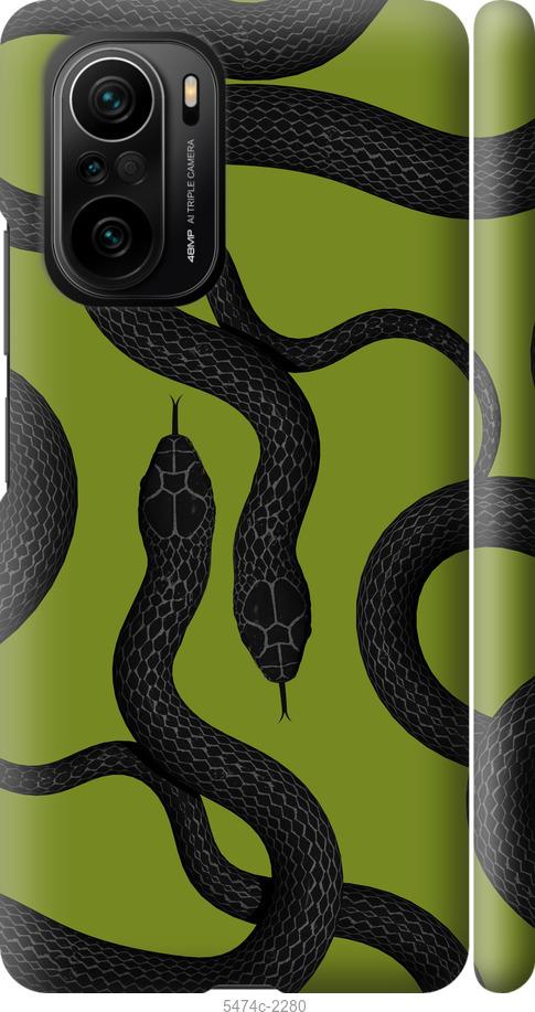 

Чехол на Xiaomi Poco F3 Змеи v2