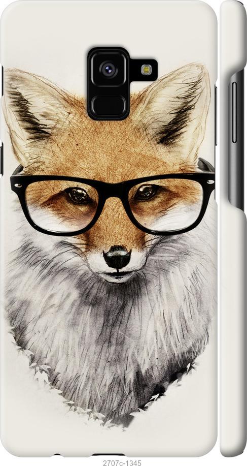 

Чехол на Samsung Galaxy A8 Plus 2018 A730F Лис в очках