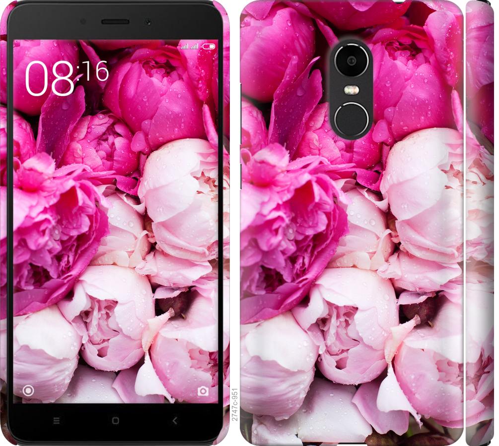 

Чохол на Xiaomi Redmi Note 4X Рожеві півонії