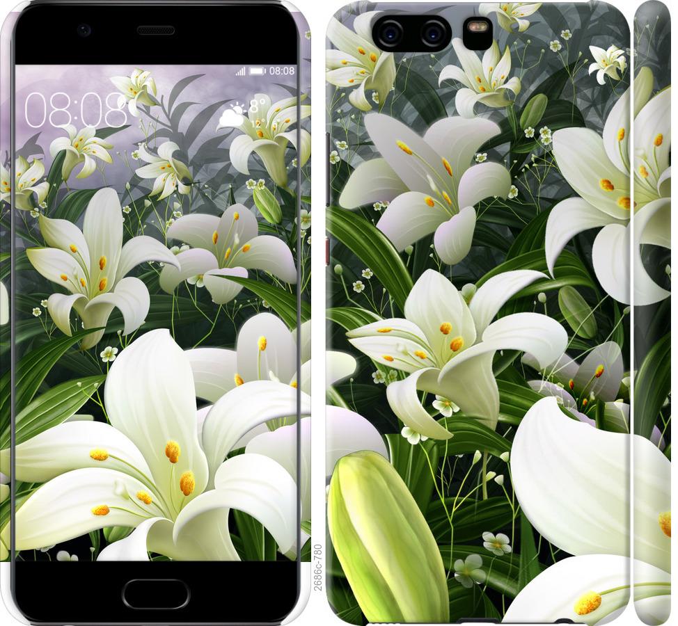 

Чохол на Huawei P10 білі лілії