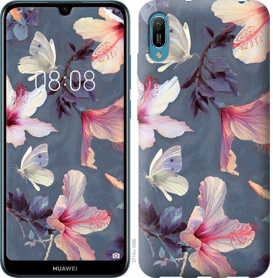 

Чохол на Huawei Y6 2019 Намальовані квіти