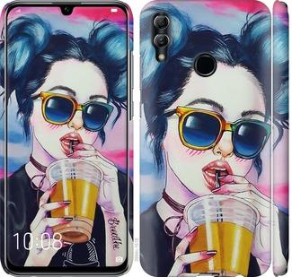 

Чехол на Huawei Honor 10 Lite Арт-девушка в очках