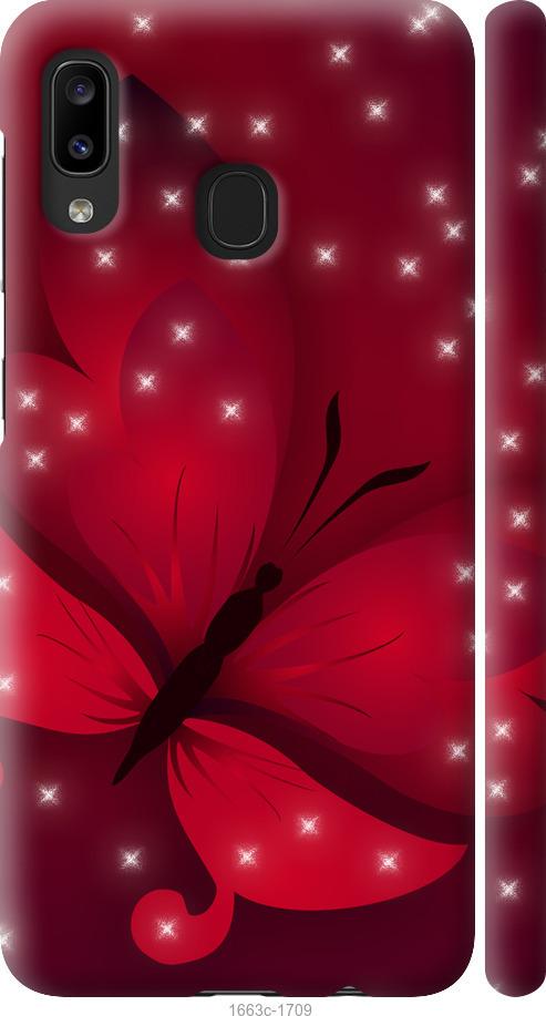 

Чехол на Samsung Galaxy A20e A202F Лунная бабочка