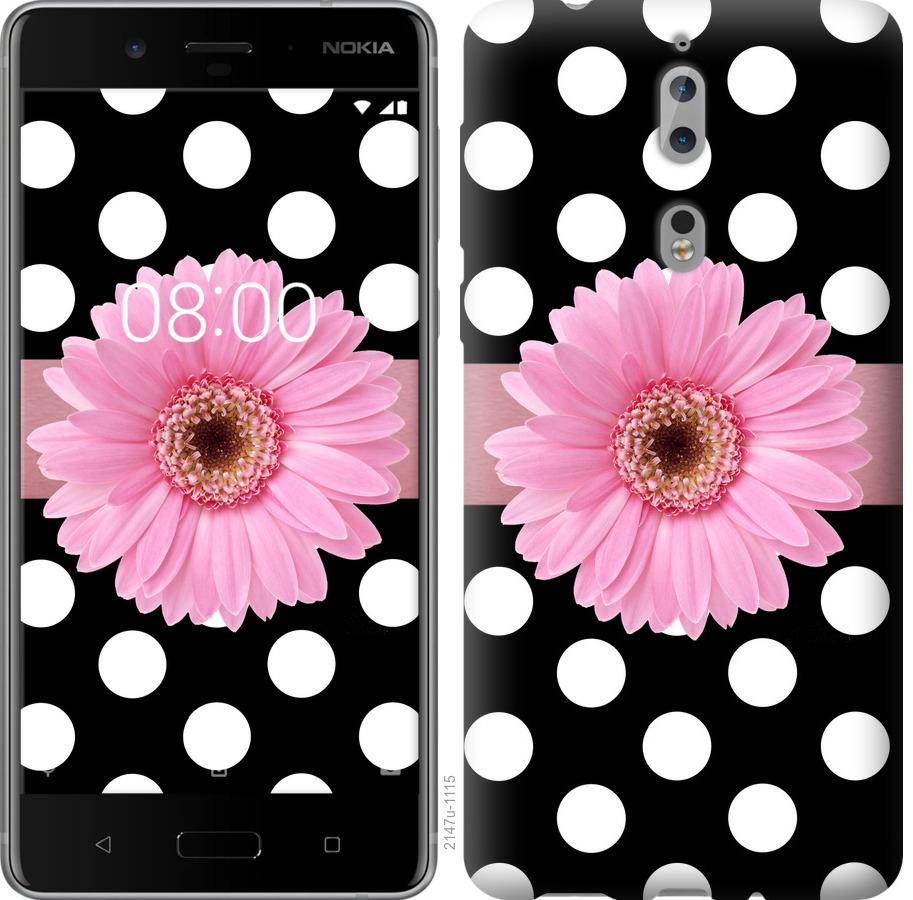 

Чохол на Nokia 8 горошок 2