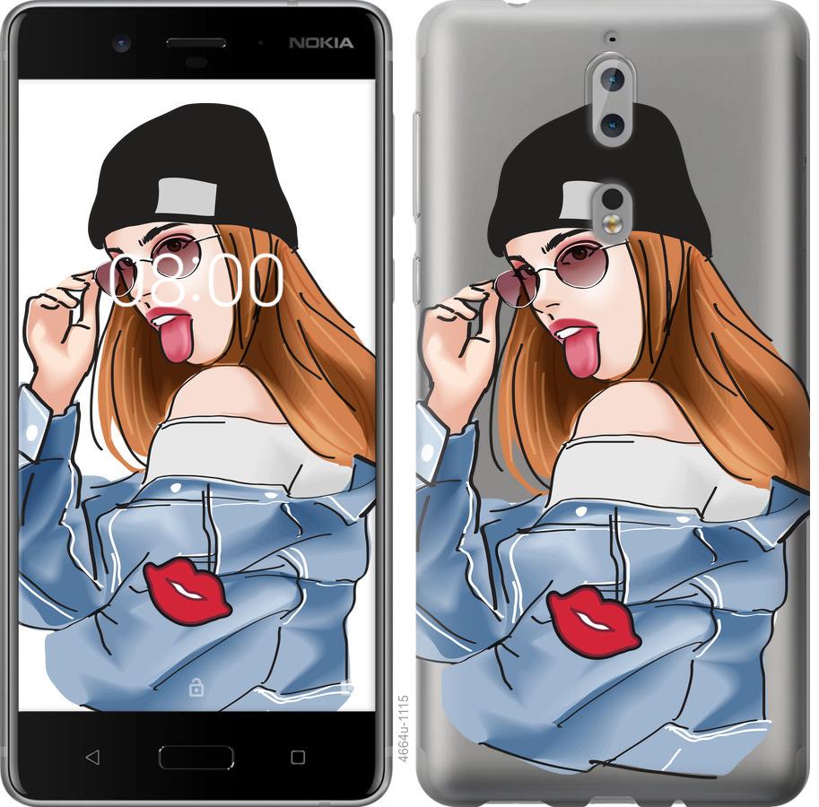

Чохол на Nokia 8 Дівчина v3