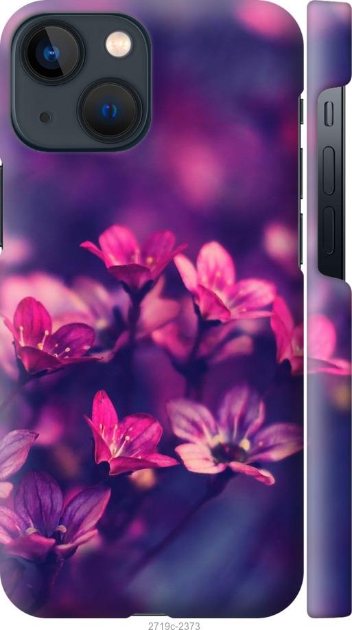 

Чехол на iPhone 13 Mini Пурпурные цветы