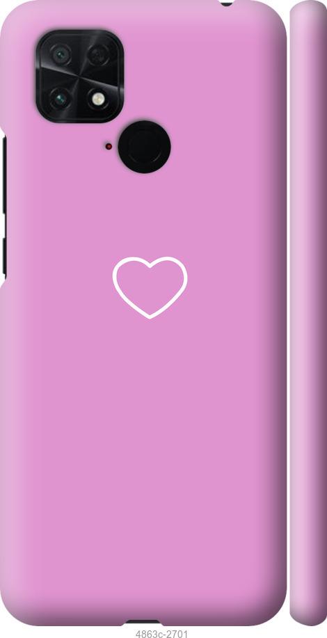 Чехол на Xiaomi Poco C40 Сердце 2