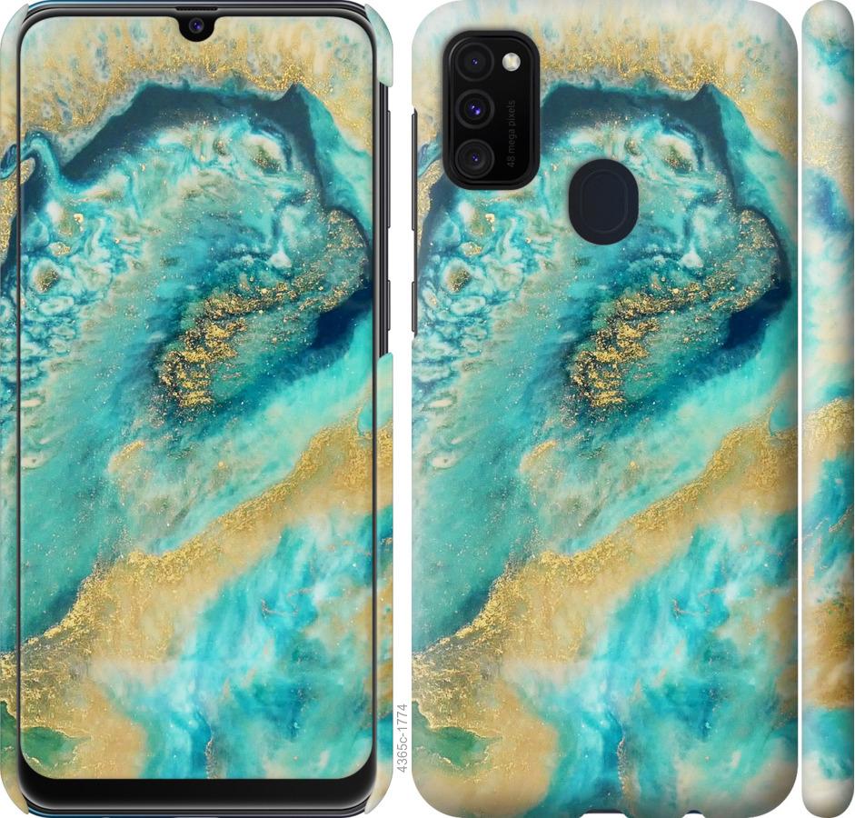 

Чохол на Samsung Galaxy M21 M215F Green marble
