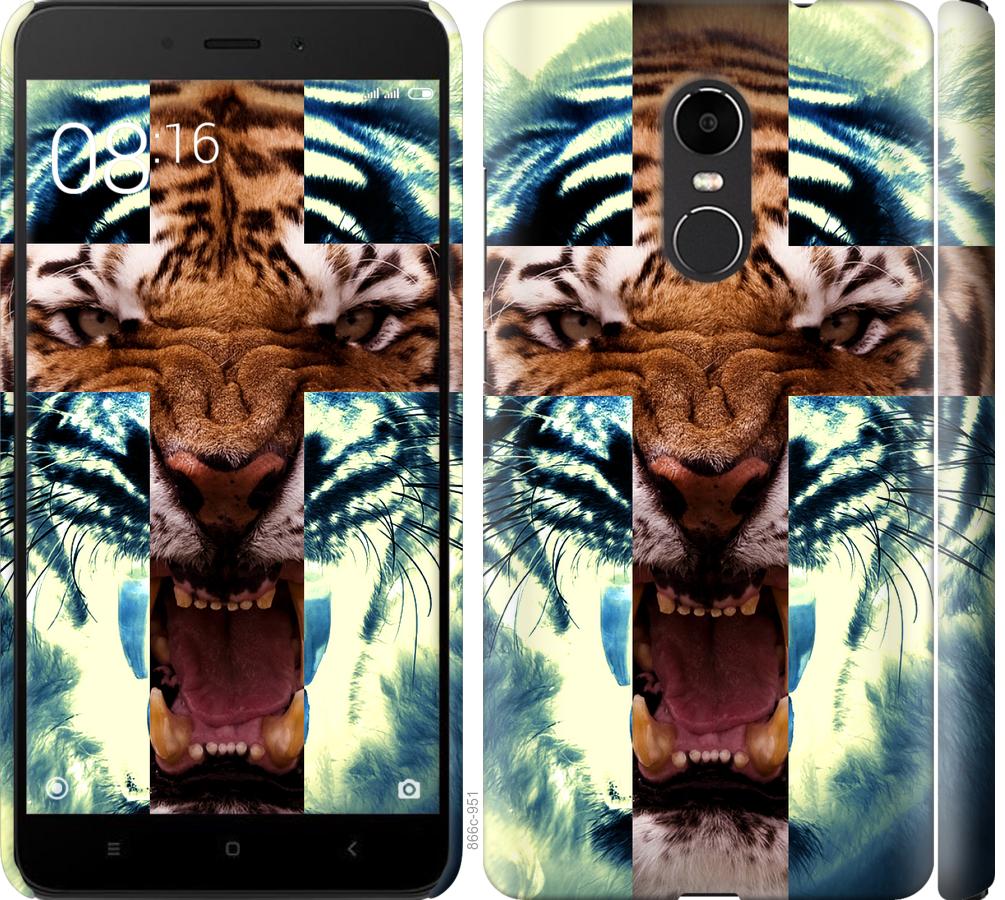 

Чохол на Xiaomi Redmi Note 4X Злий тигр