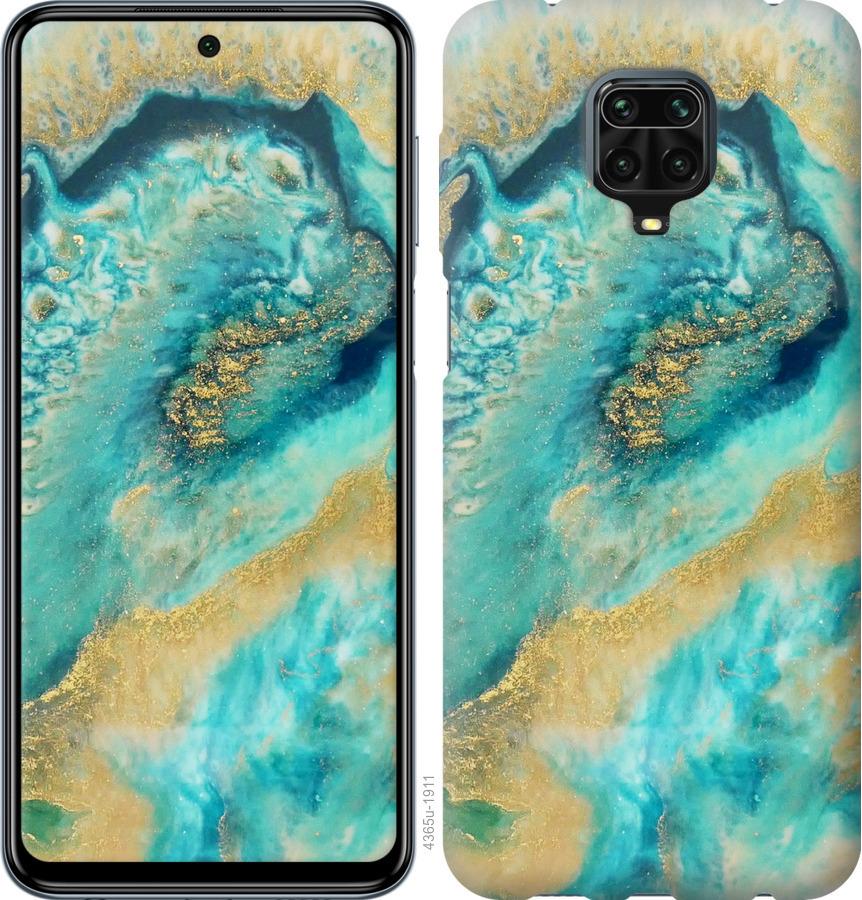 

Чохол на Xiaomi Redmi Note 9 Pro Green marble