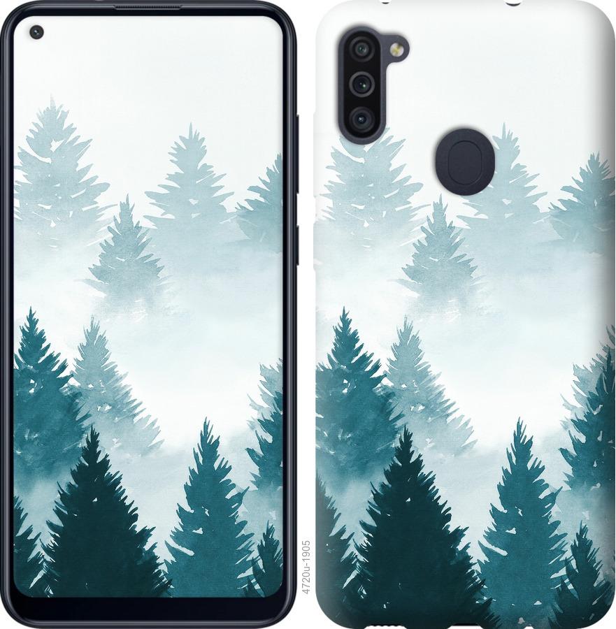 

Чохол на Samsung Galaxy M11 M115F Акварельні Ялинки