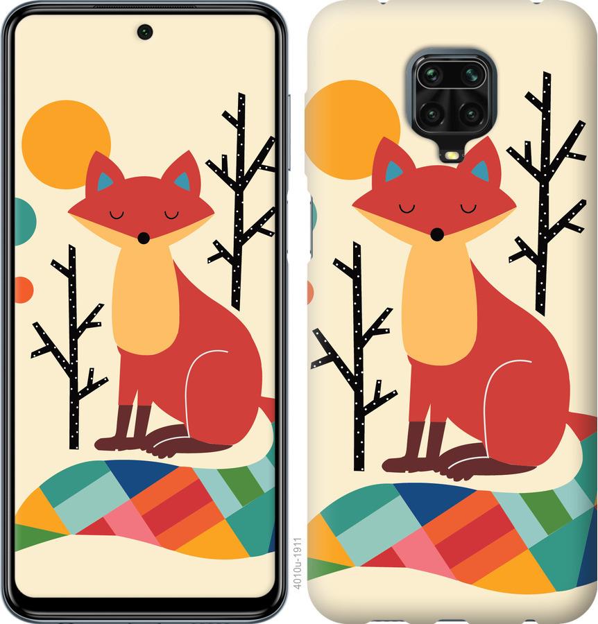 

Чехол на Xiaomi Redmi Note 9S Rainbow fox