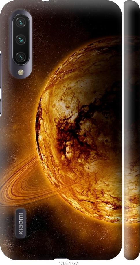 Чехол на Xiaomi Mi A3 Жёлтый Сатурн