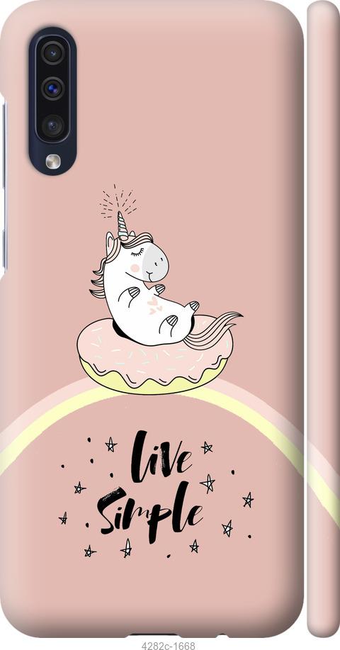 

Чехол на Samsung Galaxy A30s A307F Единорожка в пончике