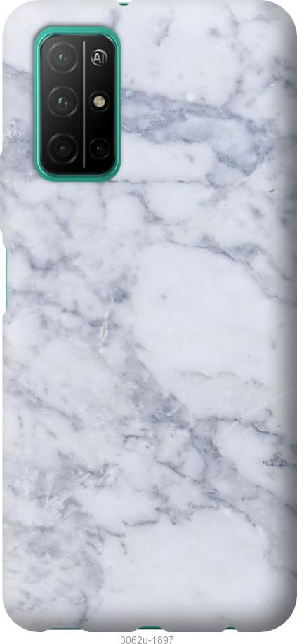 

Чехол на Huawei Honor 30S Голубой мрамор