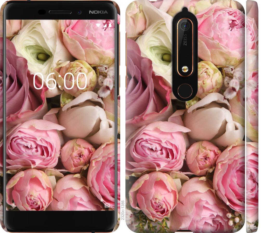 

Чехол на Nokia 6.1 Розы v2