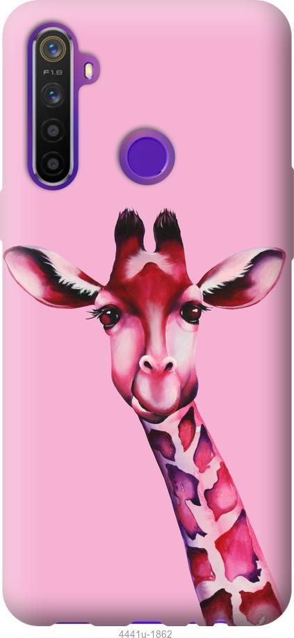 

Чохол на Realme 6i Рожева жирафа