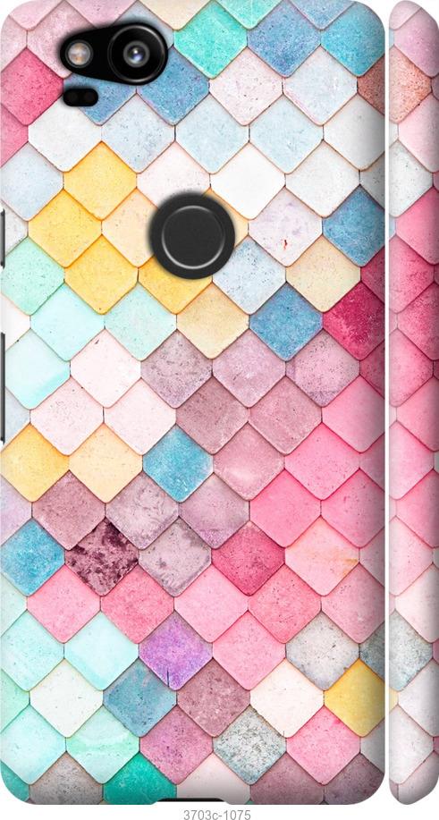 

Чехол на Google Pixel 2 Красочная черепица