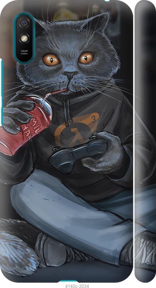 

Чехол на Xiaomi Redmi 9A gamer cat