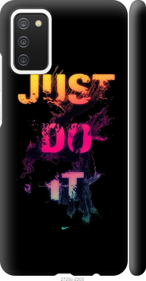 

Чехол на Samsung Galaxy A03s A037F Just Do It