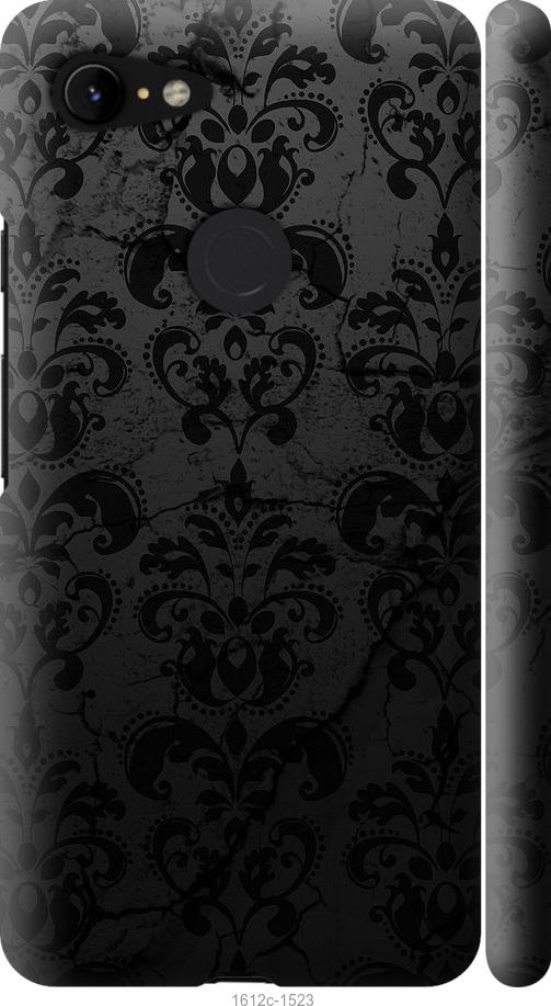 

Чехол на Google Pixel 3 XL узор черный