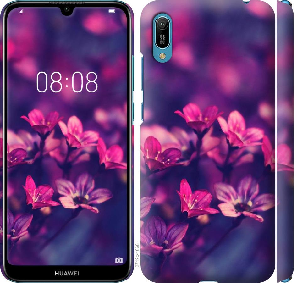 

Чохол на Huawei Y6 2019 Пурпурні квіти