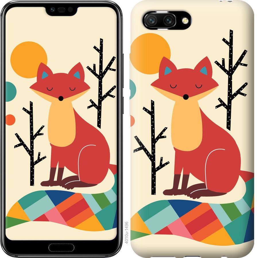 

Чехол на Huawei Honor 10 Rainbow fox